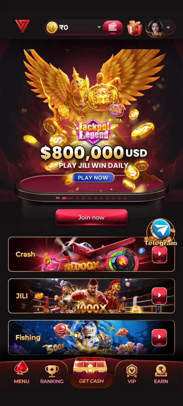 FN7 Game account and mobile gaming screen