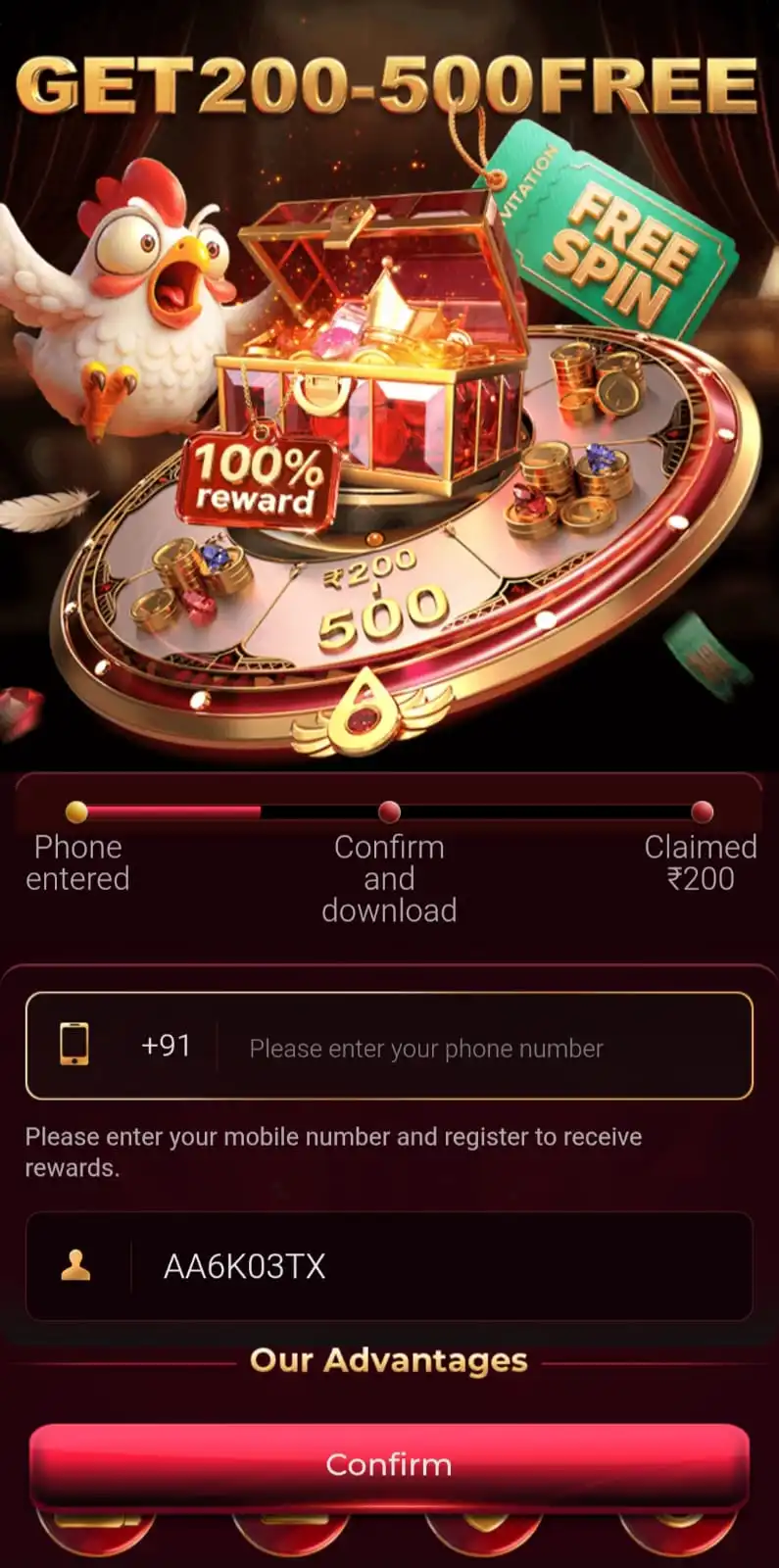 FN7 Game online gaming interface for Android